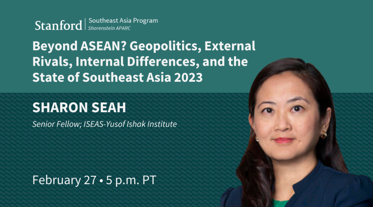 Webinar: Beyond ASEAN? Geopolitics, External Rivals, Internal ...