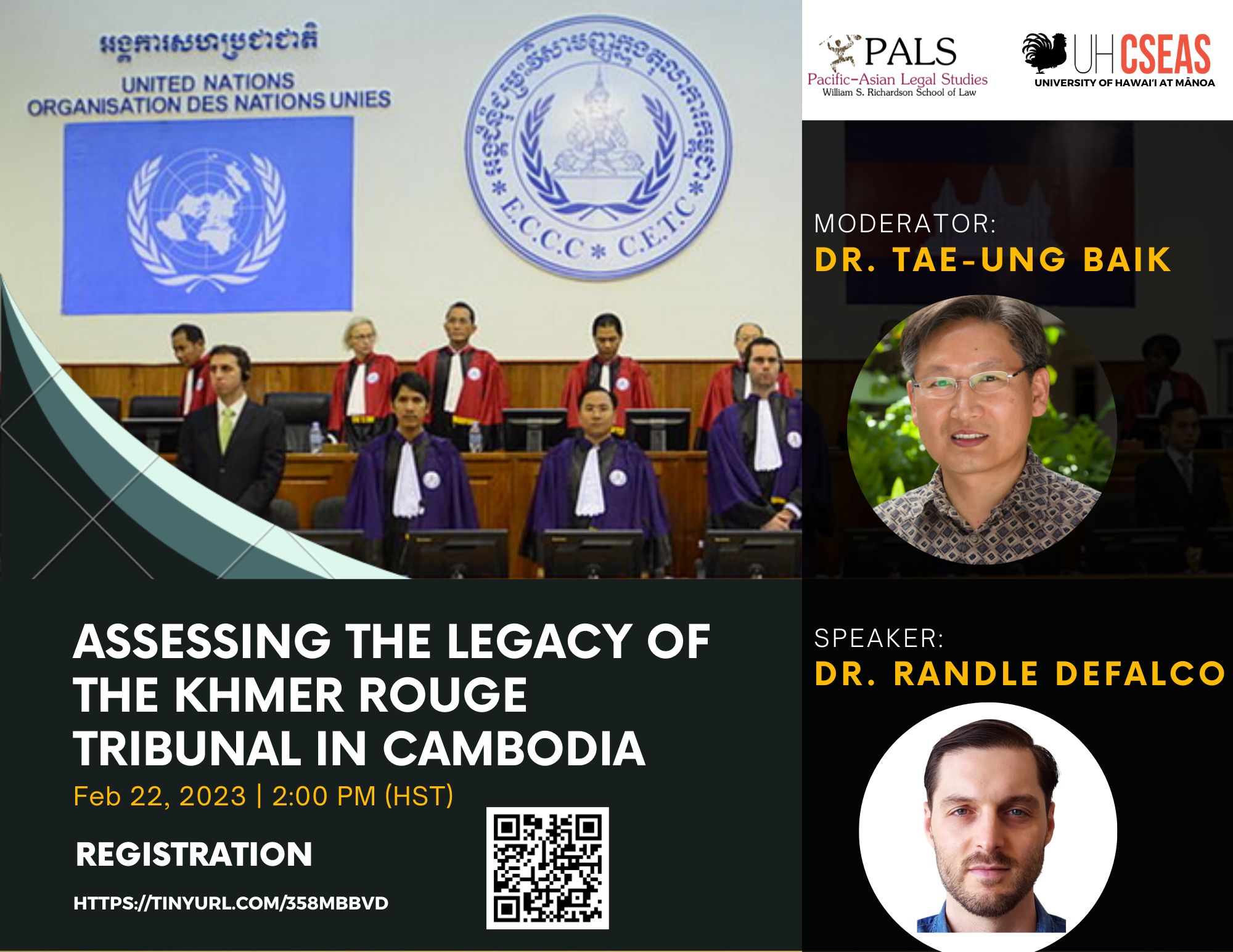 Virtual Webinar: Assessing The Legacy Of The Khmer Rouge Tribunal In ...